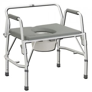 Bariatric Drop-Arm Commode Deluxe