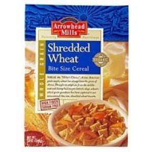 Arrowhead Mills Shredded Wheat Bite Size Cereal (6x12 OZ)